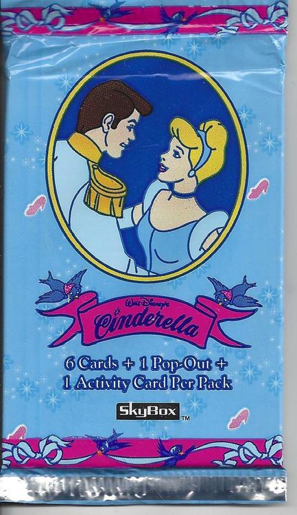 1995 Skybox Walt Disney's Cinderella Trading Cards Pack