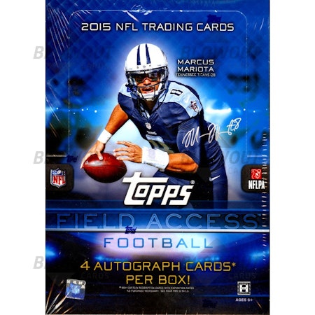 2015 Topps Field Access Football (Hobby Box)