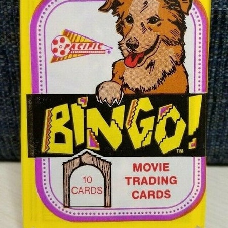 1991 Bingo Movie Trading Cards (Löspaket)