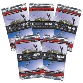 2011 Walmart Super Heat Skateboard Trading Card Game - Series 1 (Löspaket)