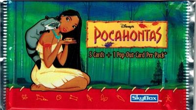 1996 Skybox Pocahontas (Movie) Trading Card Pack