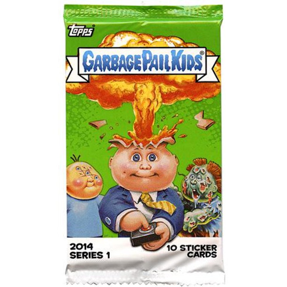 Walmart Garbage Pail Kids 2014 Series 1 Trading Card Pack