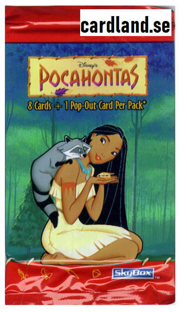 Disney: Pocahontas Trading Cards Pack (Löspaket)