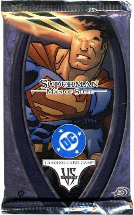 DC VS System TCG Superman Man of Steel Booster Pack