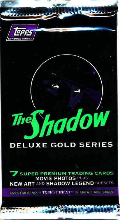 1994 Topps The Shadow Deluxe Gold Series (Movie) Trading Card Pack