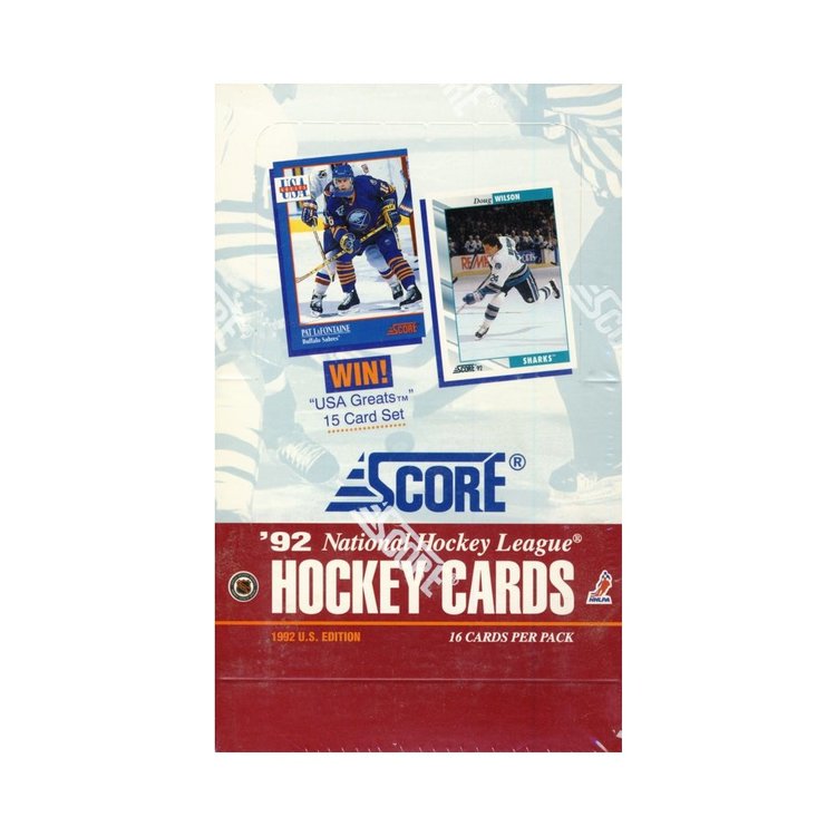 1992-93 Score Hockey (US Edition Box)