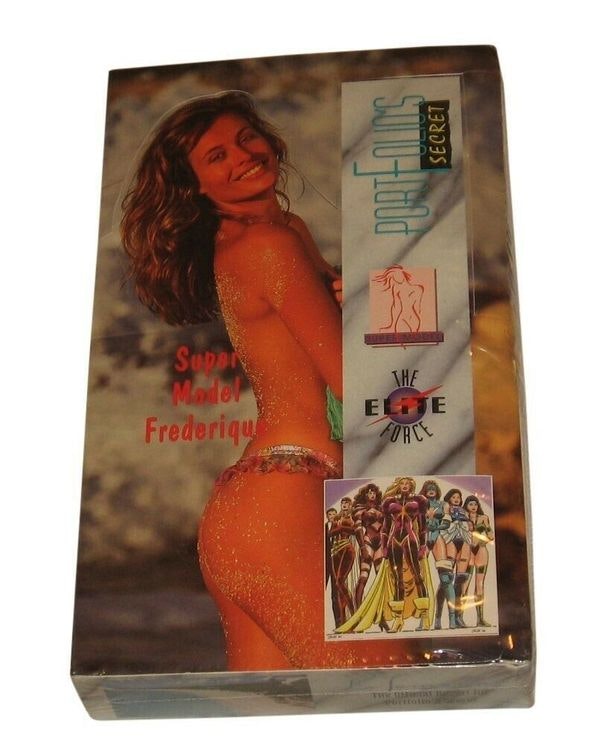 1994 Portfolio's Secret Swimsuit Model Trading Cards Box