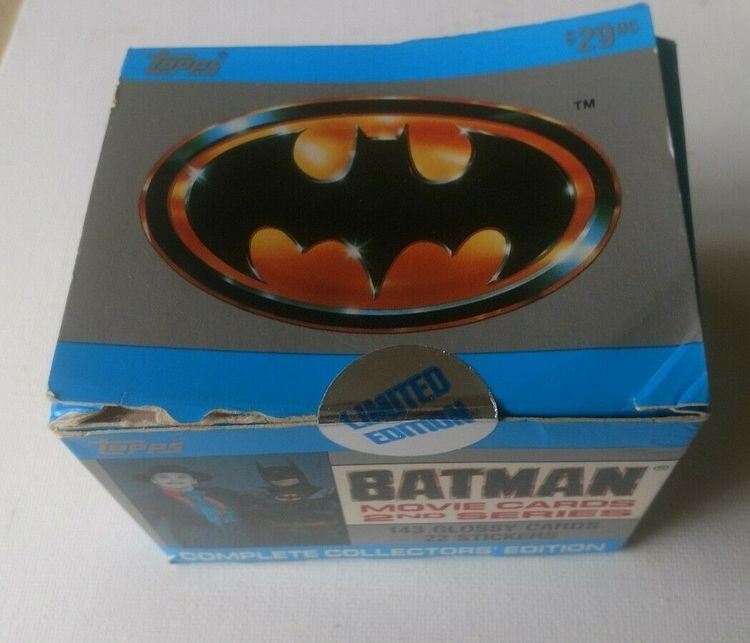 1989 BATMAN Movie Cards 2nd Series Complete Sealed Trading Card Set & Stickers