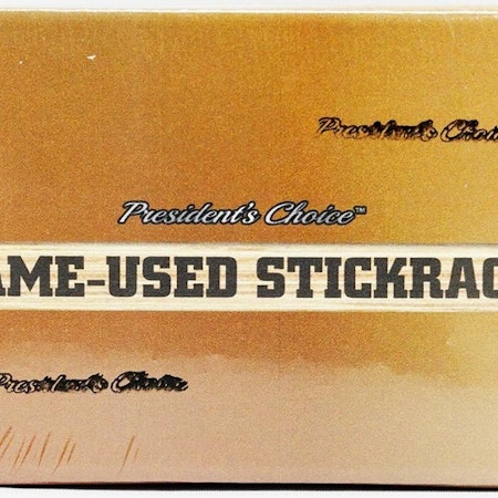 2020-21 President's Choice Game Used Stickrack (Hobby Box)