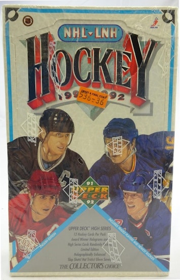 1991-92 Upper Deck High Series (Hel Box á 36 paket)