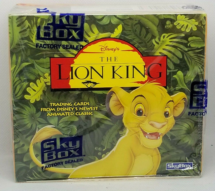 Lion King Series I (Skybox) Trading Cards Box