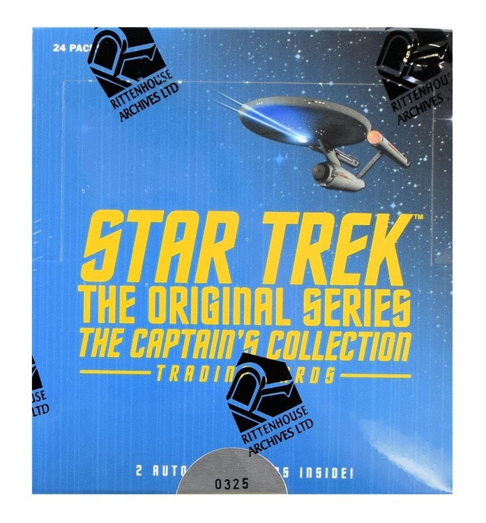 Star Trek The Original Series The Captain's Collection Trading Cards Box (Rittenhouse 2018)