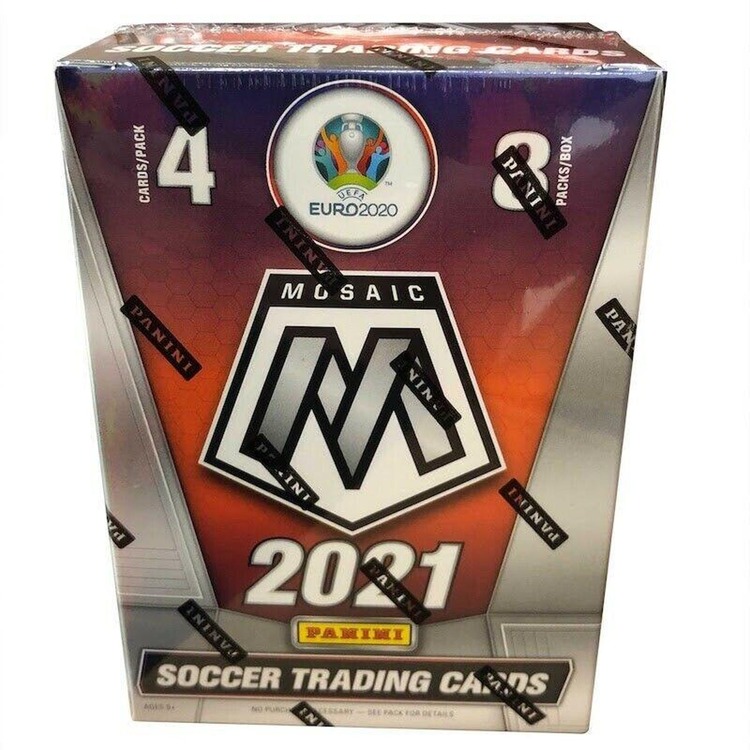 2020-21 Panini Mosaic UEFA Euro 2020 Soccer (8-Pack Blaster Box)