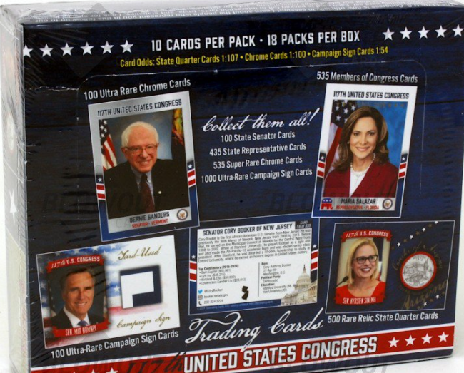 2021 117th US Congress Trading Cards Box (Hel Box)