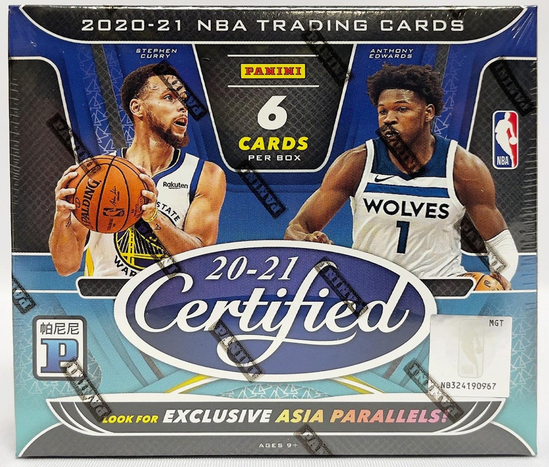 2020-21 Panini Certified Asia Tmall Edition Basketball Box