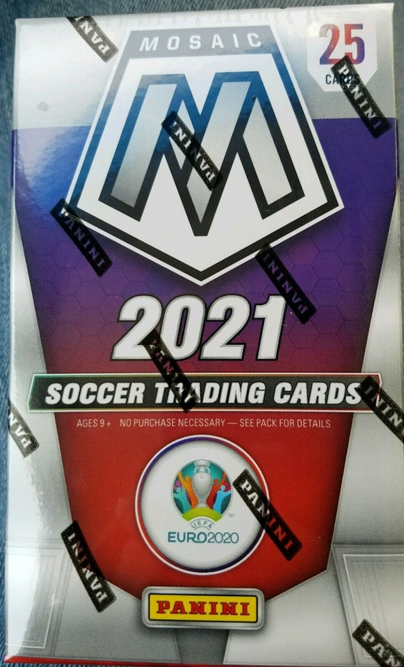 2020-21 Panini Mosaic UEFA Soccer (Cereal Box 25 ct Exclusive Pulsars)