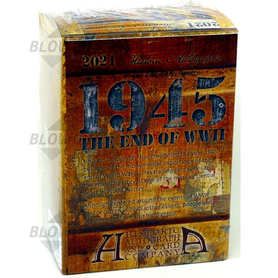 2021 Historic Autographs 1945: The End of WWII (Blaster Box)