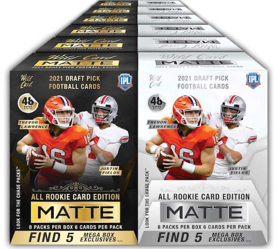 2021 Wild Card Matte Football (Mega 2-Box Lot)