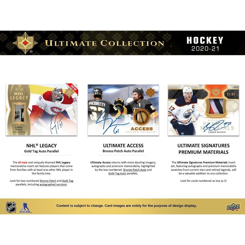 2020-21 Ultimate Collection (Hobby Box)