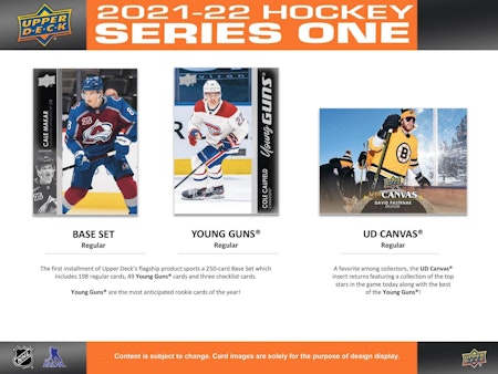 2021-22 Upper Deck Series 1 (Retail Box)