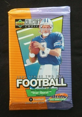 1997 Upper Deck Collector's Choice NFL Football (Series 2) (Löspaket)
