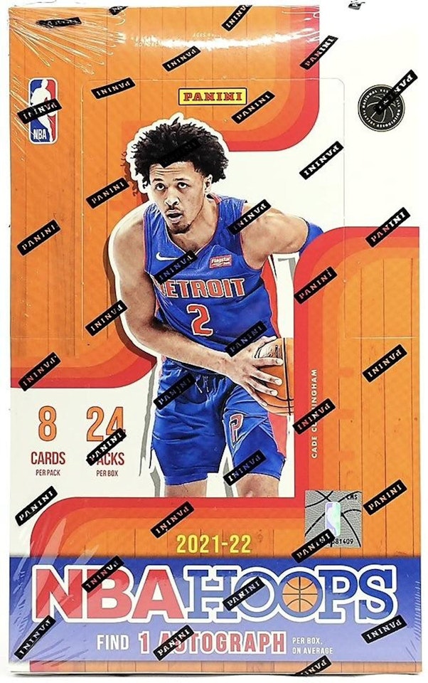 2021-22 Panini NBA Hoops Basketball (Hobby Box)