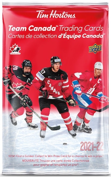 2021-22 Upper Deck Tim Horton's Team Canada (Löspaket)