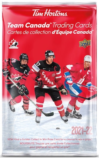 2021-22 Upper Deck Tim Horton's Team Canada (Löspaket)