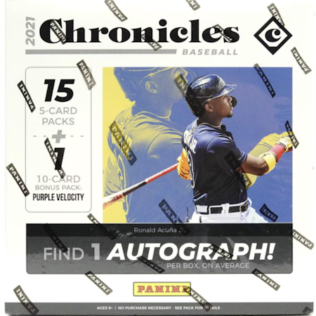 2021 Panini Chronicles Baseball (Mega Box)