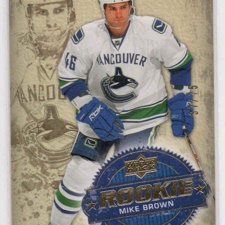 2008-09 Artifacts Gold #230 Mike Brown (40-X278-CANUCKS)