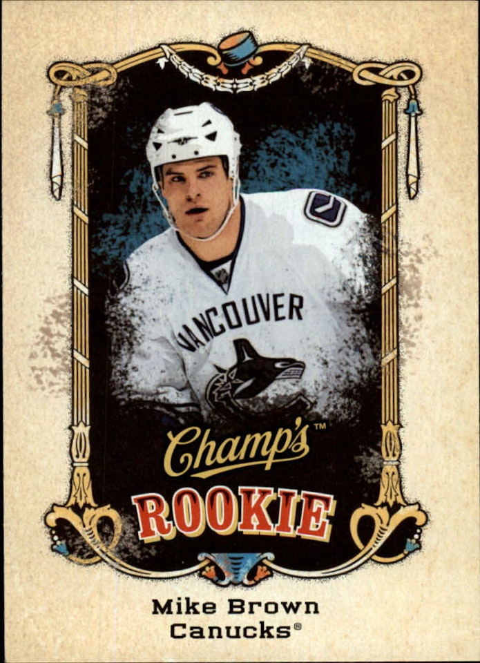 2008-09 Upper Deck Champ's #155 Mike Brown RC (20-X277-CANUCKS)