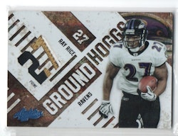2010 Absolute Memorabilia Ground Hoggs Materials Jersey Number #19 Ray Rice (40-X278-NFLRAVENS)
