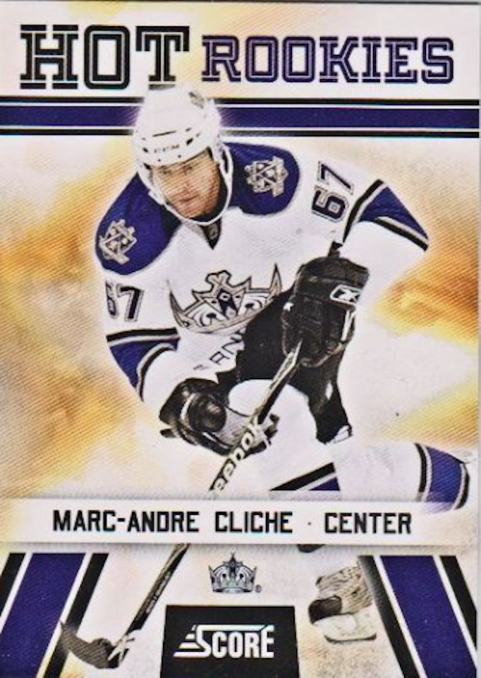 2010-11 Score #547 Marc-Andre Cliche HR RC (10-D10-NHLKINGS)