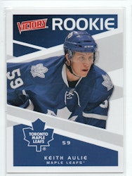 2010-11 Upper Deck Victory #308 Keith Aulie RC (10-X276-MAPLE LEAFS)
