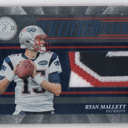 2011 Totally Certified Future Materials Prime #3 Ryan Mallett (50-X276-NFLPATRIOTS)