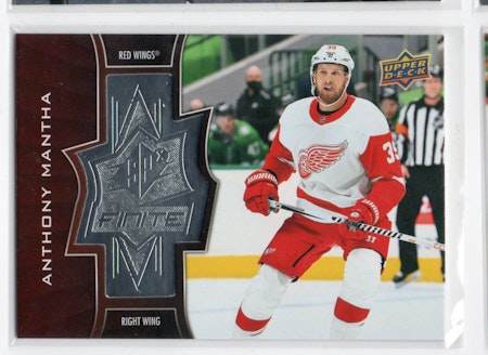 2020-21 Upper Deck SPx Finite #SF11 Anthony Mantha (20-X284-RED WINGS)