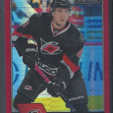 2016-17 O-Pee-Chee Platinum Red Prism #133 Victor Rask (20-X106-HURRICANES)