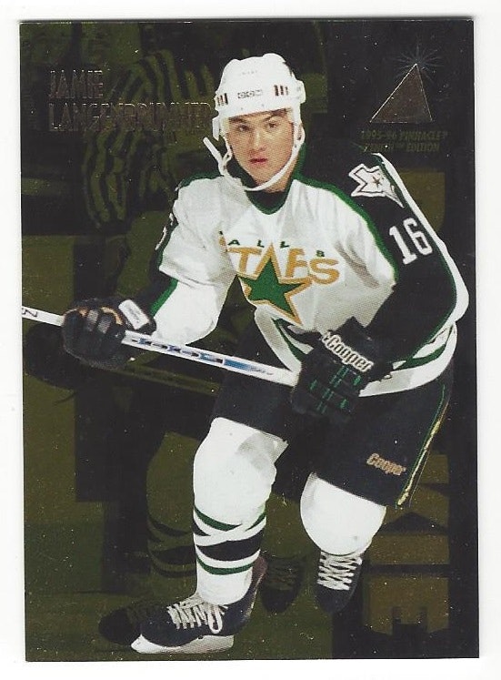 1995-96 Zenith #129 Jamie Langenbrunner (5-X79-NHLSTARS)