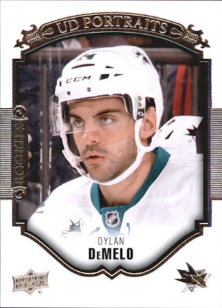 2015-16 Upper Deck UD Portraits #P96 Dylan DeMelo (10-X64-SHARKS)