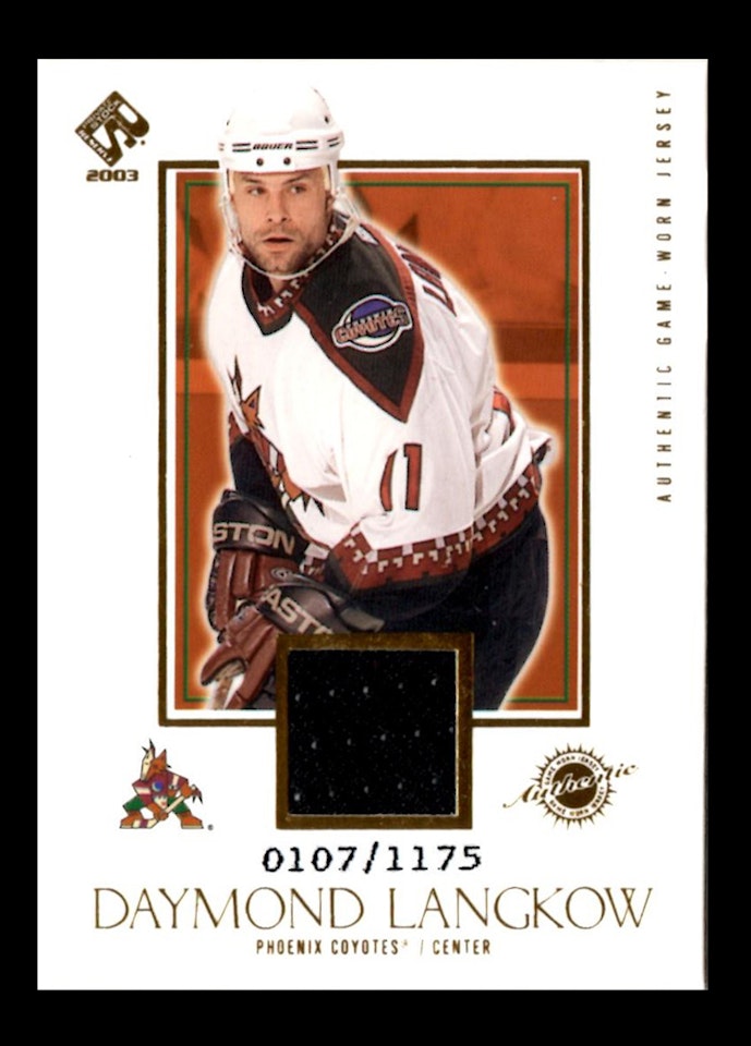 2002-03 Private Stock Reserve #137 Daymond Langkow (40-C2-COYOTES)