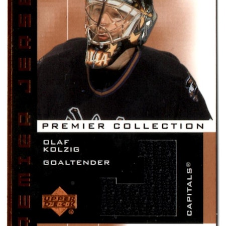 2002-03 UD Premier Collection Jerseys Bronze #OK Olaf Kolzig (40-X131-CAPITALS)