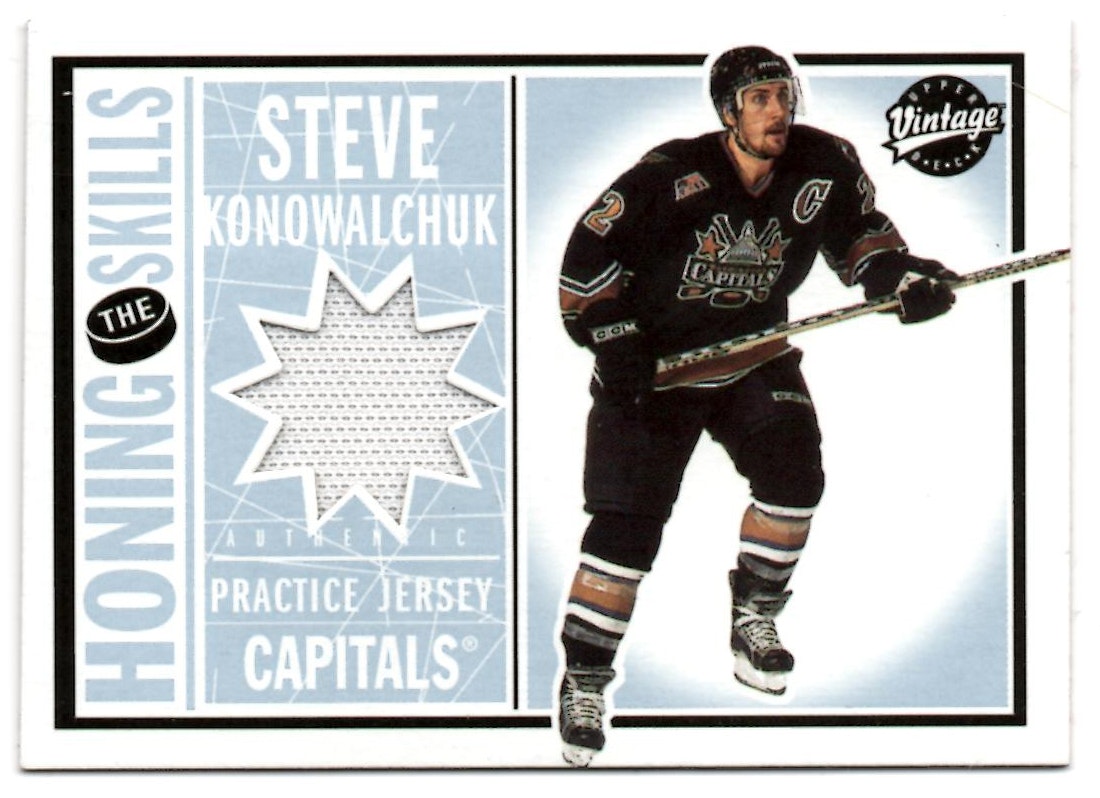 2002-03 Upper Deck Vintage Jerseys #HSSK Steve Konowalchuk  (40-X131-CAPITALS)