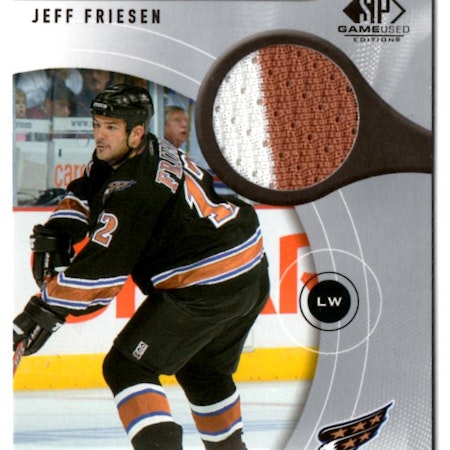 2005-06 SP Game Used Authentic Fabrics #AFJF Jeff Friesen (40-X125-CAPITALS)