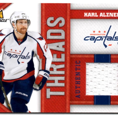 2010-11 Pinnacle Threads #KA Karl Alzner (30-X85-CAPITALS)