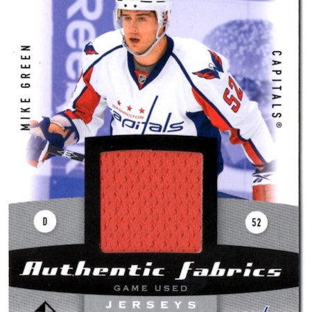 2010-11 SP Game Used Authentic Fabrics #AFMG Mike Green (40-X85-CAPITALS)