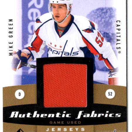 2010-11 SP Game Used Authentic Fabrics Gold #AFMG Mike Green (40-X85-CAPITALS)