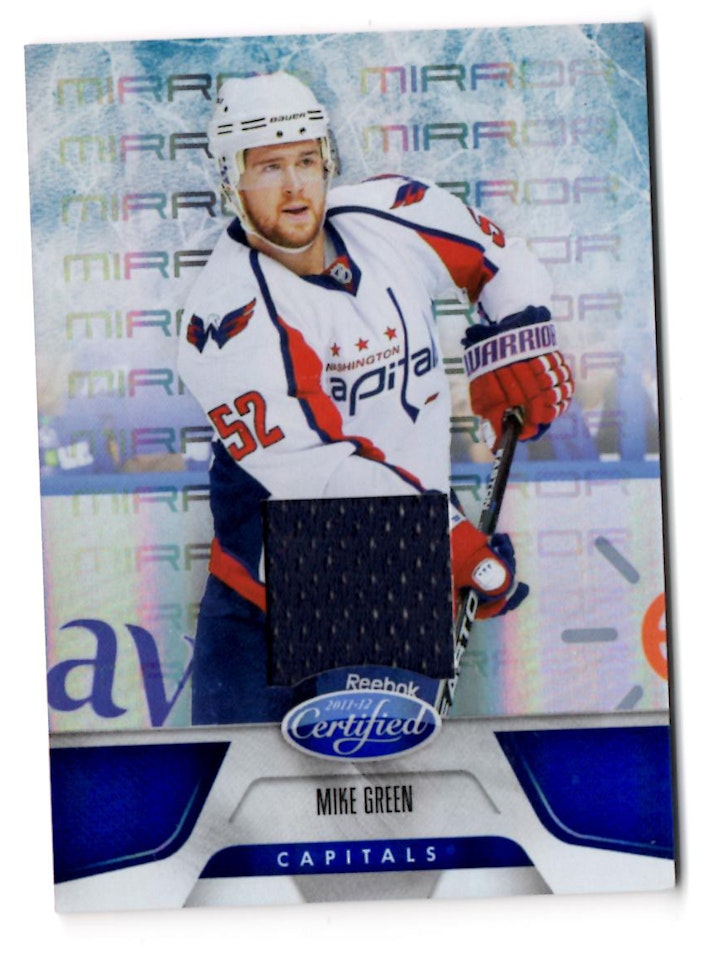 2011-12 Certified Mirror Blue Materials #121 Mike Green (40-X38-CAPITALS)
