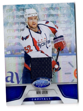 2011-12 Certified Mirror Blue Materials #121 Mike Green (40-X38-CAPITALS)