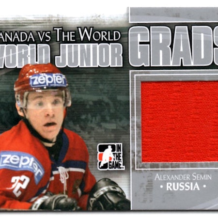 2011-12 ITG Canada vs The World World Junior Grads Silver #WJG27 Alexander Semin (40-X93-RUSSIA)