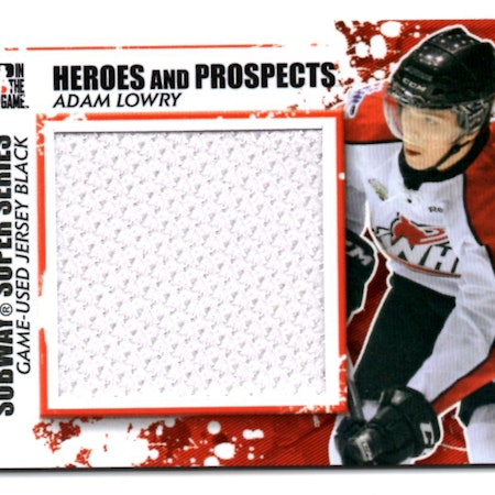 2011-12 ITG Heroes and Prospects Subway Series Jerseys Black #SSM14 Adam Lowry (30-X92-OTHERS)